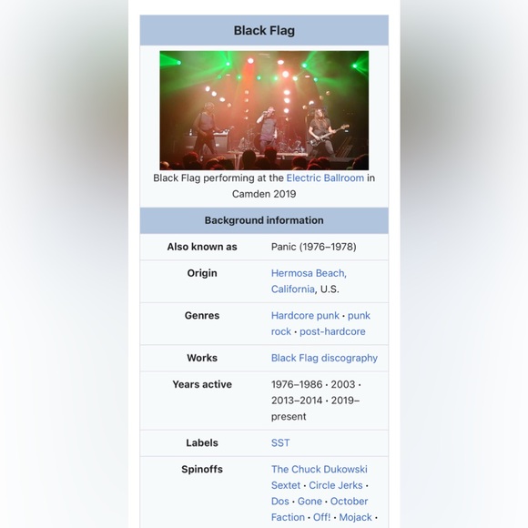 New Black Flag  Punk Band Tshirt Unisex Size Large . - Picture 13 of 17